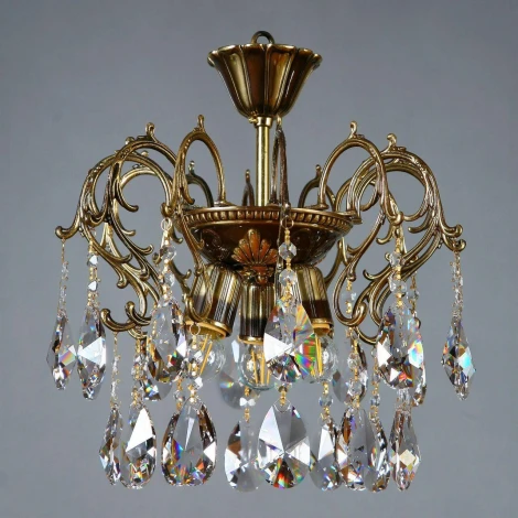 Подвесная люстра Ambiente by Brizzi Alicante 8888/3 PL PB Tear Drop (220V, на цепи)