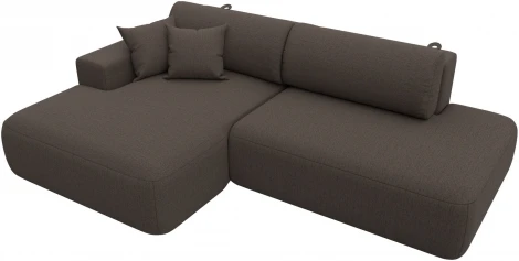 Диван угловой Лига-036 НПБ Модерн левый угол Лига Диванов (Рогожка) арт.124698L