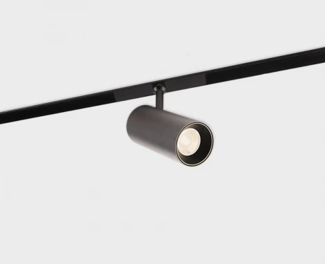 Трековый светильник магнитный 12W 48V Italline IT09-9017 black 4000K (LED, круглые)