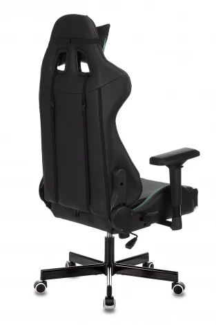 Кресло игровое Zombie VIKING TANK черный/серый/белый эко.кожа с подголов. крестовина металл