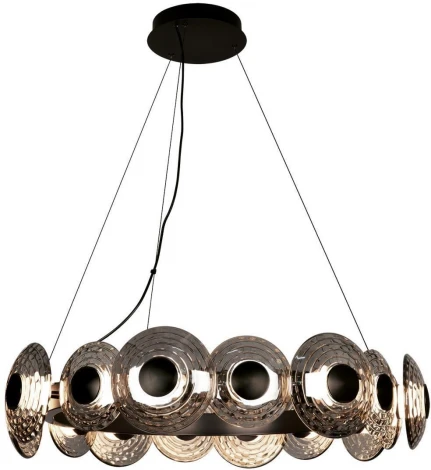 Подвесная люстра Favourite Claros 4642-16P (LED, 220V, на тросе, круглые)