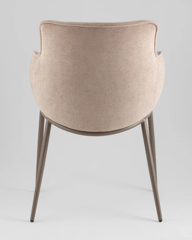Стул Stool Group Твигги велюр бежевый, каркас бежево-серый УТ000041931