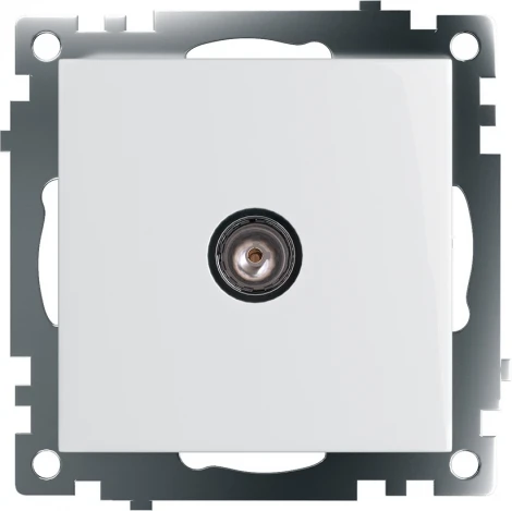 ТВ-розетка (белый) Stekker Катрин 39306