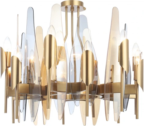 Подвесная люстра Crystal Lux CASA SP-PL12 BRASS