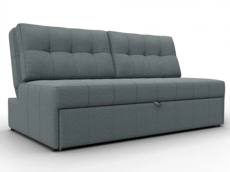 Диван прямой Лига-107 (160) (ЛДСП,Брус,Фанера,Рогожка/Серый) Лига Диванов 134914