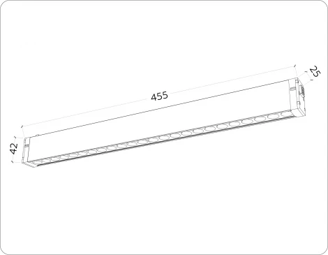 Трековый светильник магнитный светодиодный диммируемый Ambrella TRACK SYSTEM GL1314 (регулировка яркости, 220V, пульт управления, управление смартфоном, умный дом - LampSmart)