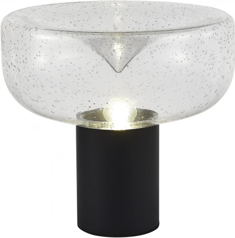Настольная лампа ST Luce Ripple SL6014.424.01 Черный/С пузырьками воздуха LED 1*5W 3000K (220V, круглые)