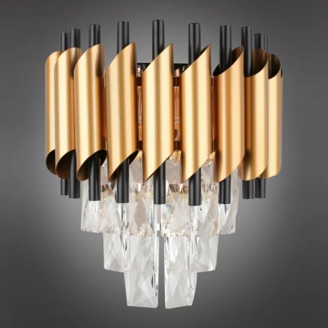 Настенный светильник Omnilux 819 OML-81901-02 (220V, хрусталь)