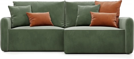 ПОРТЛЕНД Диван угловой зеленый D1 furniture арт.AAA41670003
