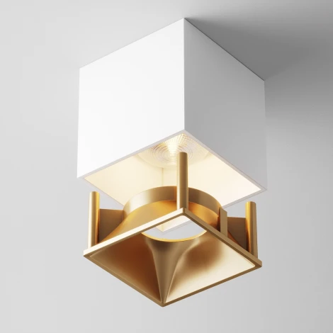 Потолочный светильник Alfa LED 3000K 1x12Вт 24° Dim Triac Maytoni Technical C065CL-L12W3K-D (220V, куб)