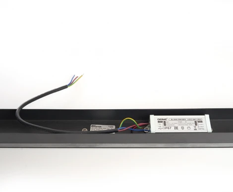 Светильник уличный светодиодный Feron Корфу 48023 DH3002, 30W, 1050Lm, 3000K, черный (220V, IP54)