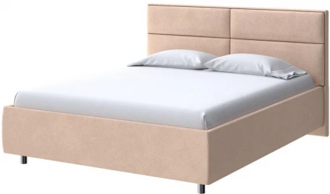 PROxSON Кровать Pado без основания (Ткань: Велюр Casa Бежевый) 80x200