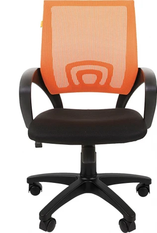 Компьютерное кресло CHAIRMAN 696 black (Пластик,Ткань,Сетка/Оранжевый)