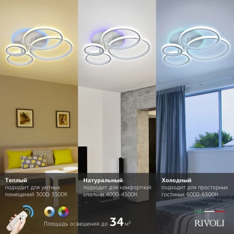 Потолочная люстра Rivoli Carmen 6086-103