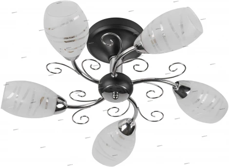 IDLamp Edwidge 846/5PF-Blackchrome