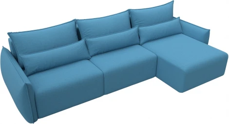 Диван угловой Лига-051 НПБ Лонг угол универсальный Лига Диванов (Рогожка) арт.128662