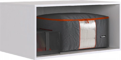 Ева Антресоль двухдверная116.01 Mebelson (ЛДСП/Светлое дерево,Белый) арт.UL.116-M.104.01.3101