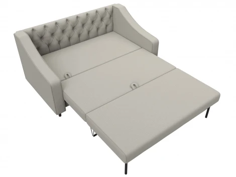 Диван прямой Лига-071 (ЛДСП,Брус,Фанера/Дерево/Рогожка/Бежевый) Лига Диванов 129650