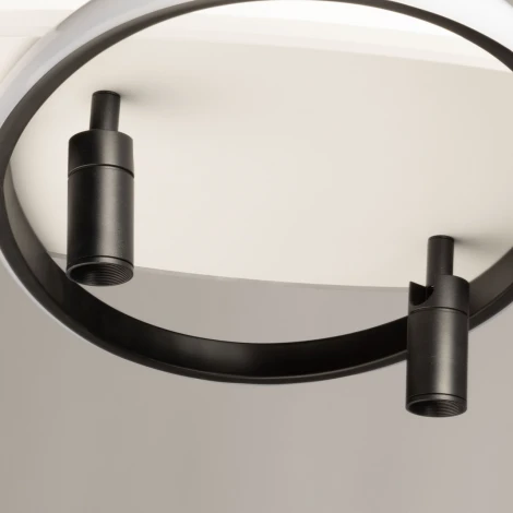 Потолочный светильник круглый со спотами De City Драйв 377015004 (регулировка яркости, LED, 220V, пульт управления)