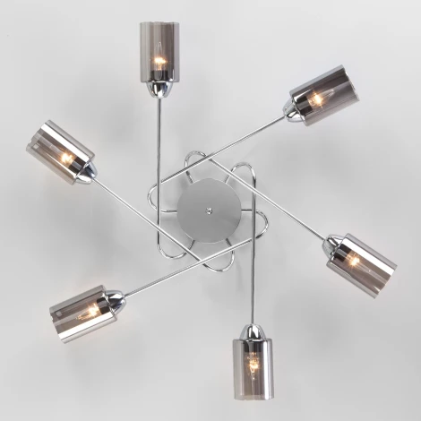 Потолочная люстра Eurosvet Motive 30167/6 хром (220V)