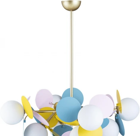 Подвесная люстра Loft IT Matisse 10008/8 mult (для детской, 220V, на тросе, шарики)