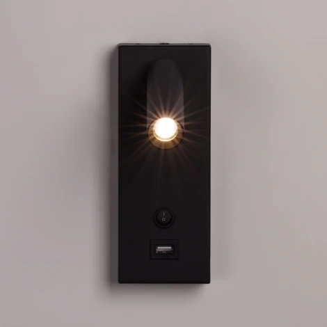 Спот для чтения с выключателем De City Стаут 702022501 (LED, 220V)