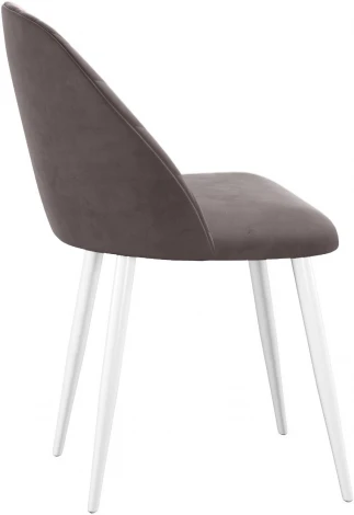Стул DikLine 302 B5 LATTE, ножки белые