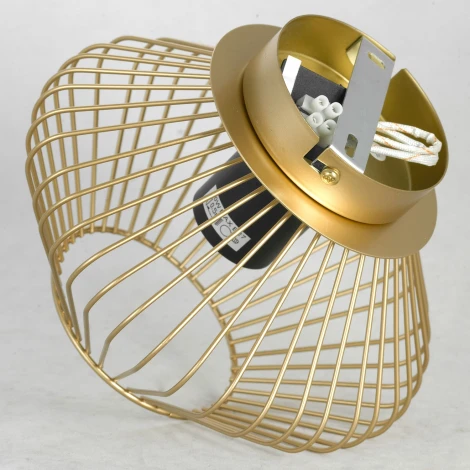 Потолочная люстра Lussole Brooks GRLSP-8248 (220V, круглые, клетка, IP21)