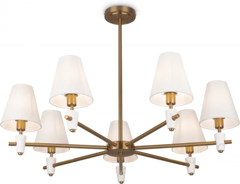 Потолочная люстра на штанге Freya Pietra FR5371CL-07BS (220V)