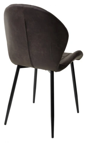 Обеденный стул M-City FLOWER COWBOY-#104 темно-серый, ткань микрофибра