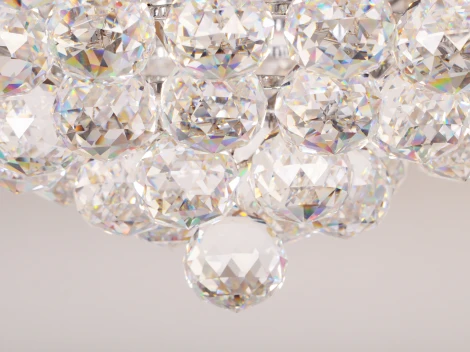 Потолочная люстра большая 737PL1-CR (220V, круглые)