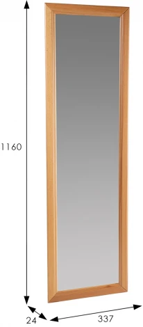 Зеркало настенное Селена светло-коричневый 116 см х 33,7 см от фабрики Mebelik