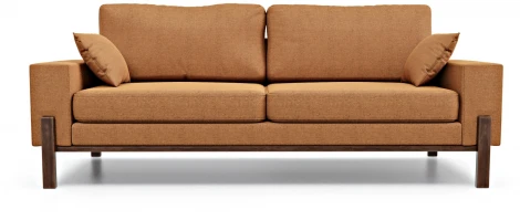 Диван Arsko прямой Хангель рогожка оранжевая