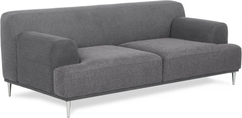 Диван Portofino 2-х местный ОГОГО (арт.753137), (Велюр/Серый)