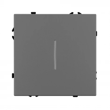 Механизм выключателя одноклавишный непроходной LED SWT-NOBE-MK01-SFPL-L-GR (230V, 10A) (Arlight) 054260