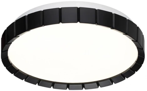 Настенно-потолочный светильник Sonex Atabi Black 7649/CL PALE SN пластик/белый/черный LED 30Вт 4000К D336 IP43 (220V, круглые)