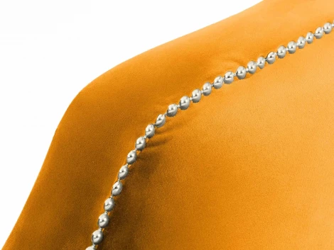 Кровать Queen II Victoria L 1600 ОГОГО (арт.663242), (Ткань/Желтый)