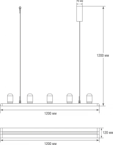 Подвесной светильник Donolux Copenhagen DL20711WW20W5 Grey (LED, 220V)