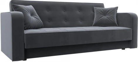 Диван-книжка Тур (Серый/Велюр) Лига Диванов арт.121778