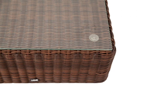 Журнальный столик плетеный, цвет коричневый 4SIS Лунго YH-S4019G brown