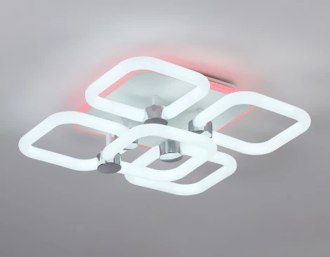 Потолочная светодиодная люстра RGB Ambrella Acrylica FA3861 (220V, пульт управления)