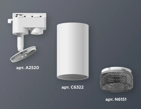 Трековый светильник Ambrella Track System XT6322081 (круглые)