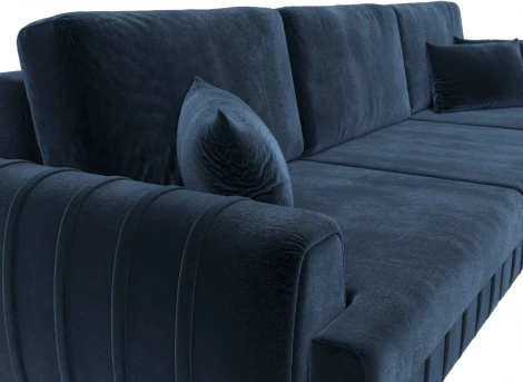 Диван прямой Лига-057 НПБ Лонг Лига Диванов (Велюр) арт.129247