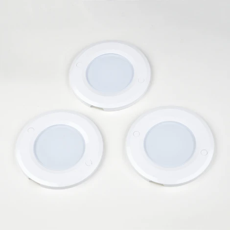 Мебельный светильник Uniel ULM-F40-6W/4200K/DIM SENSOR IP20 WHITE (LED, 220V, датчик движения, круглые)