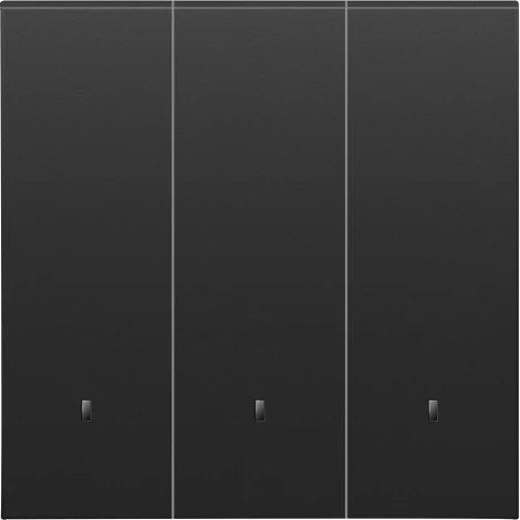 Клавиша 3-я с подсветкой, черный графит Donel S08 DS28357