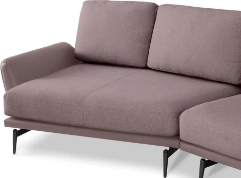 Диван Ispani угловой левый ОГОГО (арт.799382), (Ткань,Экокожа/Коричневый)