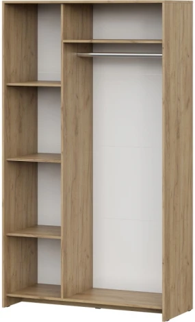 Шкаф Woodville Taika дуб золотой / камень темный 512928