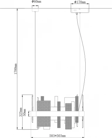 Подвесной светильник Wertmark Lotta WE461.01.303 (LED, 220V, на тросе)