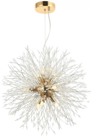 Подвесная люстра Loft Davie LSP-8778 (220V, на тросе, шар, ветки, IP21)