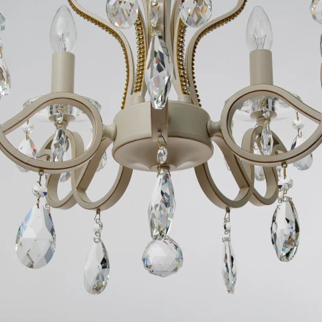 Подвесная люстра Abrasax Jasmin 2019/5 (220V, на тросе, свеча)